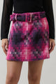 Sussane Plaid Zohara Belt Mini Skirt