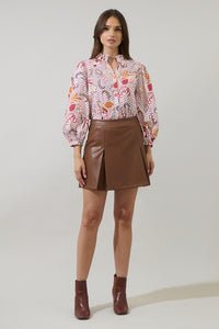 Hendry Floral Ima Button Up Top