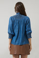 Juvia Chambray Verity Smocked Top