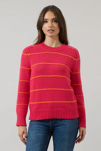 Tammy Stripe Long Sleeve Sweater