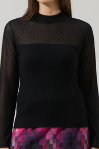 Eris Mock Neck Knit Top