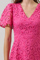 Kathleen Sequin Eyelet Tayla Mini Dress