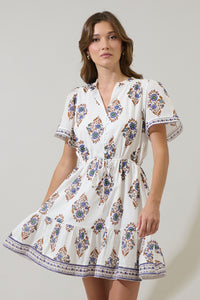 Rennie Floral Warna Shift Mini Dress