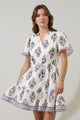 Rennie Floral Warna Shift Mini Dress