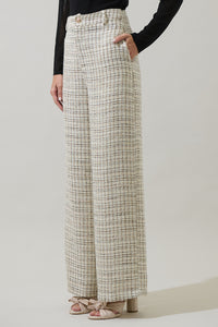 Gisella Tweed Chelsea Wide Leg Trousers