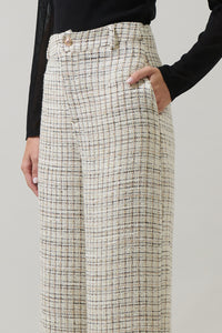 Gisella Tweed Chelsea Wide Leg Trousers