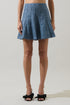 Jenavy Tweed Flare Mini Skirt