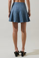 Jenavy Tweed Flare Mini Skirt