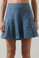 Jenavy Tweed Flare Mini Skirt