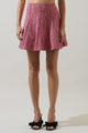 Adina Tweed Flare Mini Skirt