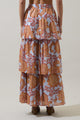 Siany Floral Tonia Tiered Maxi Skirt