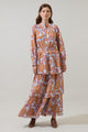 Siany Floral Tonia Tiered Maxi Skirt