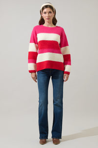 Virey Stripe Zavina Knit Sweater