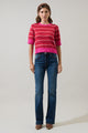 Avanti Stripe Sweater Top