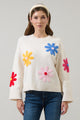 Golda Flower Knit Sweater