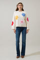 Golda Flower Knit Sweater