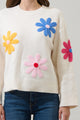 Golda Flower Knit Sweater