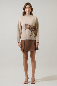 Jazara Leopard Knit Sweater
