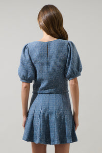 Jenavy Tweed Top