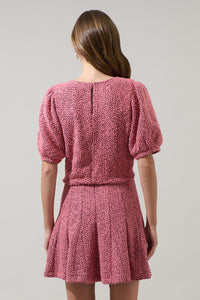 Adina Tweed Top
