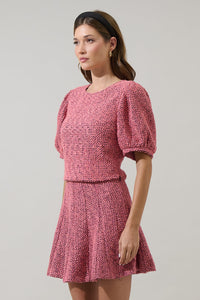 Adina Tweed Top