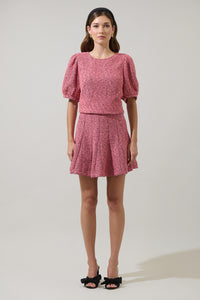 Adina Tweed Top