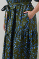 Solvay Floral Wynette Tiered Midi Dress Curve