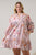Hendry Floral Velma Ruffle Shift Dress Curve