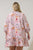 Hendry Floral Velma Ruffle Shift Dress Curve
