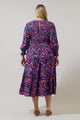 Valier Floral Ludlow Smocked Midi Dress Curve