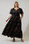 Zenzi Jungle Ordy Smocked Midi Dress Curve