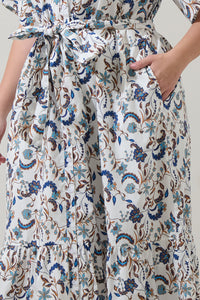 Ralston Floral Valery Button Down Maxi Dress Curve