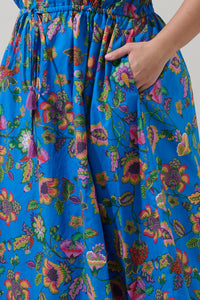 Anabelle Floral Fatima Ruffle Midi Dress Curve