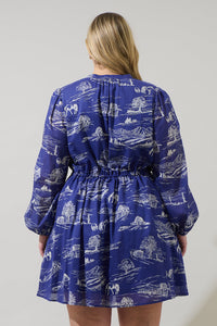 Avon Town Viany Shift Mini Dress Curve