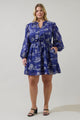 Avon Town Viany Shift Mini Dress Curve