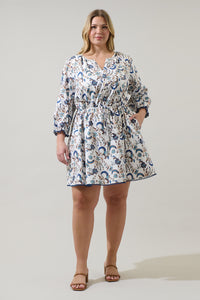 Ralston Floral Kennady Shift Mini Dress Curve