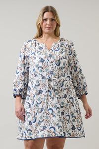 Ralston Floral Kennady Shift Mini Dress Curve