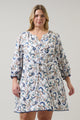 Ralston Floral Kennady Shift Mini Dress Curve