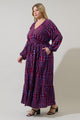 Ramsay Abstract Larrie Button Down Maxi Dress Curve
