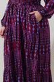 Ramsay Abstract Larrie Button Down Maxi Dress Curve
