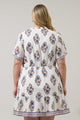 Rennie Floral Warna Shift Mini Dress Curve