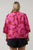 Craney Floral Cheney Split Neck Top Curve