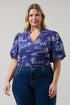 Avon Town Idara Button Down Top Curve