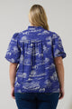 Avon Town Idara Button Down Top Curve