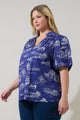 Avon Town Idara Button Down Top Curve