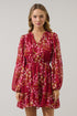 Ginnie Floral Paxton Balloon Sleeve Mini Dress