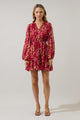 Ginnie Floral Paxton Balloon Sleeve Mini Dress