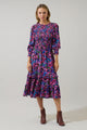 Valier Floral Ludlow Smocked Midi Dress