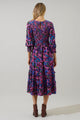 Valier Floral Ludlow Smocked Midi Dress