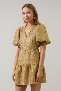 Tamary Tweed May Tiered Mini Dress